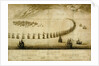 The English Navy running before the Vly, 1666 by Wenceslaus Hollar