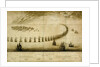 The English Navy running before the Vly, 1666 by Wenceslaus Hollar