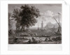 The Beacon-Tower, from the 'Picture in the Royal Collection by Claude Gellee