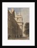 The eastern side of the Queen Anne Court, Greenwich Hospital by David Cox Junior