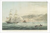 The Island of Madeira with the Brig Comet Thomas Ormston Master entering the Bay of Funchal by William John Huggins