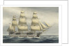 HMS Victoria Last of the sea going 3 deckers. Paid off at Portsmouth from Mediterranean Oct 1867 by W. Mackenzie Thomson