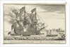 The Brittannia a first Rate carrying 100 Guns and 780 Men with a view of Woolwich where she was built by unknown