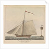The 'Viper' Excise Cutter on a wind, passing the Gunfleet Beacon by William Wallace