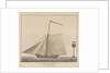The 'Viper' Excise Cutter on a wind, passing the Gunfleet Beacon by William Wallace