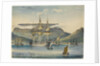 HMS 'Jupiter' (1813) at Table Bay, as a troop ship by J.F. W.