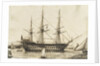 HMS 'Howe' off Sheerness Dockyard, 1836 by Francis Byron