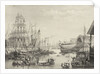 The launch of 84-gun HMS 'Thunderer' at Woolwich Dockyard, 1831 by T.S. Cooper