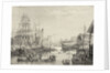 The launch of 84-gun HMS 'Thunderer' at Woolwich Dockyard, 1831 by T.S. Cooper