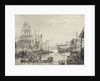 The launch of 84-gun HMS 'Thunderer' at Woolwich Dockyard, 1831 by T.S. Cooper