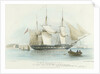 H.M.S. 'Inconstant' lying off Plymouth Dock Yard by Anonymous