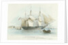 H.M.S. 'Inconstant' lying off Plymouth Dock Yard by Anonymous