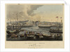 The launch of HMS 'Trafalgar', 120 guns, at Woolwich, 21 June 1841 by W. Kohler