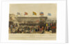 Launch of HMS Royal Albert screw steamer, 131 guns, at Woolwich, 13 May 1854 by Read & Co