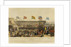 Launch of HMS Royal Albert screw steamer, 131 guns, at Woolwich, 13 May 1854 by Read & Co