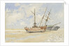 The lightship 'Cockle' near Great Yarmouth, circa 1890 by Nelson Dawson