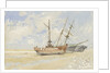 The lightship 'Cockle' near Great Yarmouth, circa 1890 by Nelson Dawson