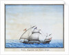 Algerian galley at sea by unknown