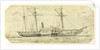 HMS 'Driver' at Ledsund, Aland Islands, 3 August 1854 by Oswald Walter Brierly