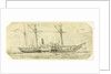 HMS 'Driver' at Ledsund, Aland Islands, 3 August 1854 by Oswald Walter Brierly