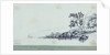 Pulo Leat, an Island in the Straits of Gaspar: HMS 'Alceste' on fire by C. W. Browne