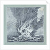 HMS 'Alceste' on fire, Pulo Leat by C. W. Browne