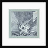 HMS 'Alceste' on fire, Pulo Leat by C. W. Browne