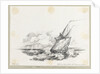 HM late sloop 'Julian' off Tristan da Cunha by C. W. Browne