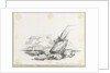 HM late sloop 'Julian' off Tristan da Cunha by C. W. Browne