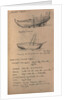 Sketch of an Arab rowing boat with a boom by R.J. Clutterbuck