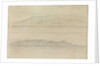 Sketch of a distant view of part of the Sierra Nevada and Cape Degatta by John Brett