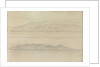 Sketch of a distant view of part of the Sierra Nevada and Cape Degatta by John Brett