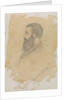 Portrait sketch of bearded man, inscribed 'Brinsley Norton' by John Brett