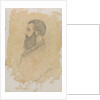 Portrait sketch of bearded man, inscribed 'Brinsley Norton' by John Brett