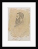 Portrait sketch of bearded man, inscribed 'Brinsley Norton' by John Brett