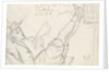Sketch of a boy, Pat, reclining, reading with his feet up by John Brett