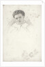 Unfinished portrait of a woman by John Brett