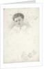 Unfinished portrait of a woman by John Brett