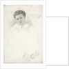 Unfinished portrait of a woman by John Brett
