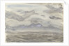 Seascape with cloudy sky by John Brett