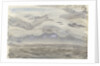 Seascape with cloudy sky by John Brett