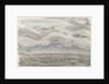 Seascape with cloudy sky by John Brett