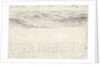 Sketch of sea with shallow waves by John Brett