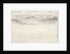 Sketch of sea with shallow waves by John Brett