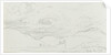 Sketch of clouds, with notes, inscribed 'Clouds over Canarvon' (on reverse) by John Brett