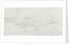 Sketch of clouds, with notes, inscribed 'Clouds over Canarvon' (on reverse) by John Brett