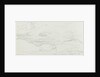 Sketch of clouds, with notes, inscribed 'Clouds over Canarvon' (on reverse) by John Brett