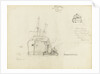 Sketch of Rotorua disembarking New Zealand passengers at Tilbury by Nelson Dawson