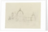 Slight sketch of Santa Maria della Salute and the Dogana, Venice by Nelson Dawson