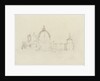 Slight sketch of Santa Maria della Salute and the Dogana, Venice by Nelson Dawson